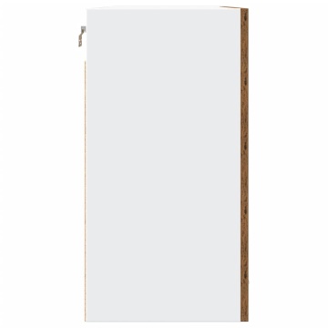 Dulap suspendat, lemn vechi, 80x31x60 cm, lemn prelucrat - Img 5