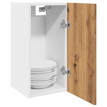 Dulap suspendat, stejar artizanal, 30x31x60 cm, lemn prelucrat - Img 1