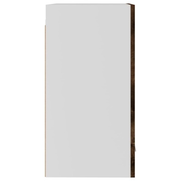 Dulap suspendat, stejar fumuriu, 39,5x31x60 cm, lemn prelucrat - Img 6
