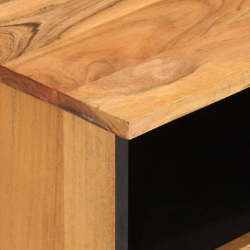 Dulap TV, 100x33x46 cm, lemn masiv de acacia - Img 7