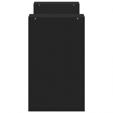Dulap TV, 2 buc., negru, 75x30x50 cm, lemn prelucrat - Img 6
