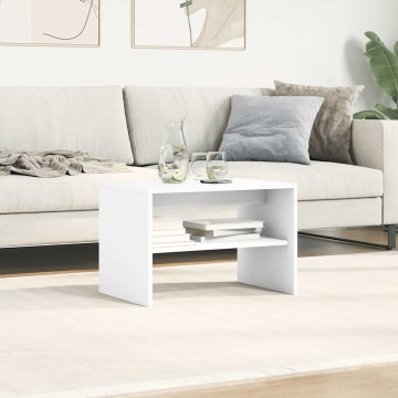 Dulap TV alb 60x40x40 cm lemn prelucrat - Img 4