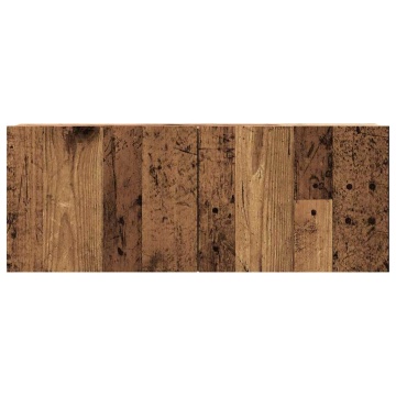 Dulap TV de perete, lemn vechi, 80x30x30 cm, lemn prelucrat - Img 4