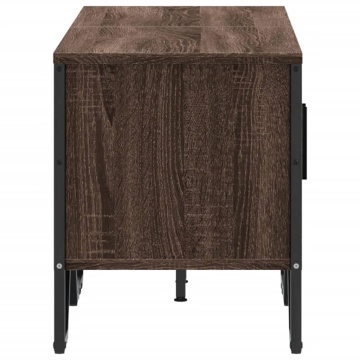 Dulap TV, stejar maro, 122x34x41 cm, lemn prelucrat - Img 8