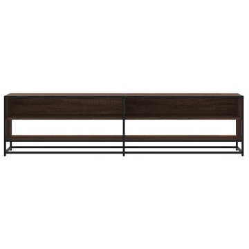Dulap TV, stejar maro, 180,5x40x46 cm, lemn prelucrat - Img 4