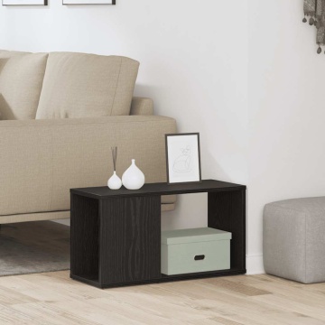 Dulap TV Stejar Negru 60x24x32 cm Lemn prelucrat - Img 3