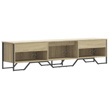 Dulap TV, stejar sonoma, 180x34x41 cm, lemn prelucrat - Img 5