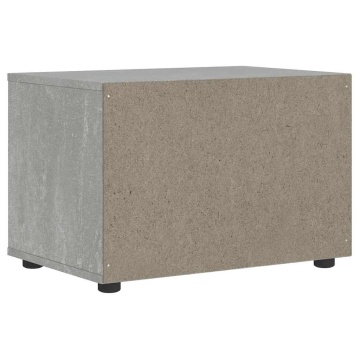 Dulap TV VISNES Beton Gri 60x40x38 cm Lemn prelucrat - Img 7