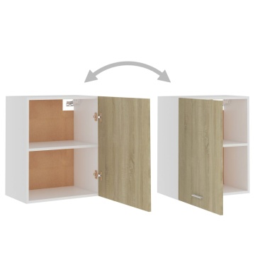 Dulapuri suspendate, 2 buc., stejar Sonoma, 50x31x60 cm, PAL - Img 8