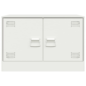 Dulapuri TV 2 buc., alb, 67x39x44 cm Otel - Img 5