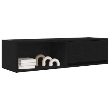 Dulapuri TV 2 buc Stejar negru 100x31x25,5 cm Lemn prelucrat - Img 4