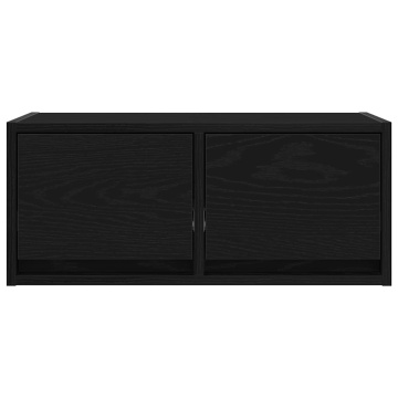 Dulapuri TV 2 buc stejar negru 60x31x25,5 cm lemn prelucrat - Img 6