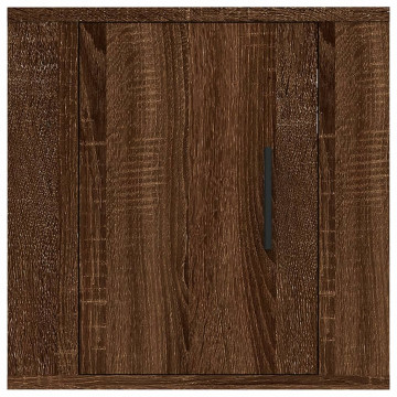 Dulapuri TV montate pe perete 2 buc. stejar maro 40x34,5x40 cm - Img 5