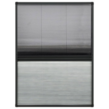 Ecran insecte pentru ferestre, cu umbrar, 80x120 cm, aluminiu - Img 2