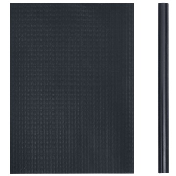 Ecrane de intimitate pentru grădină 2 buc PVC 35x0,19 m Gri închis mat - Img 4