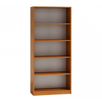 Etajera Birou cu 4 Polite de Depozitare 200x70x35 cm, Culoare Cires, Material PAL de 18mm - Img 1