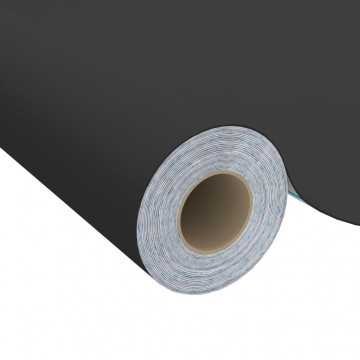 Folii de mobilier autoadezive, 2 buc., negru, 500 x 90 cm, PVC - Img 4
