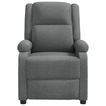 Fotoliu de masaj, gri închis, material textil - Img 4