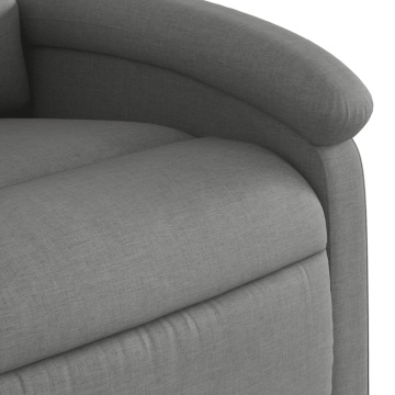 Fotoliu rabatabil, gri închis, material textil - Img 7