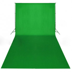 Fundal foto, bumbac, verde, 600 x 300 cm, Chroma Key - Img 7