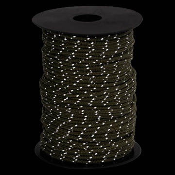 Funie pentru cort cu benzi reflectorizante și chei, 50 m, 3 mm - Img 3