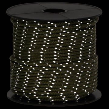 Funie pentru cort cu benzi reflectorizante și chei, 50 m, 4 mm - Img 3