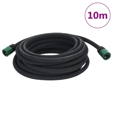 Furtun poros de grădină, negru, 0,6, 10 m, cauciuc - Img 1