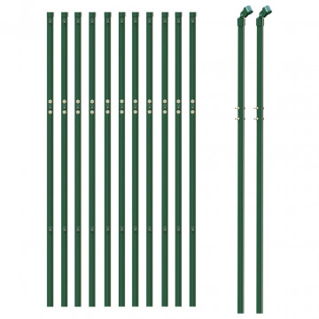 Gard de plasă de sârmă, verde, 1x25 m - Img 3