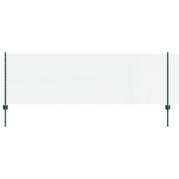 Gard din Sârmă Sudată cu 22 U Posts Verde 0,8x50 m Oțel - Img 2