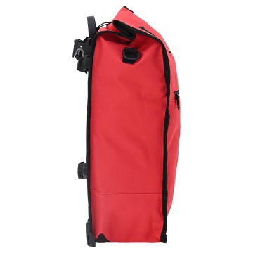 Geanta de bicicletă pentru rack de pannier 20 L Roșie 34x16x59 cm - Img 4