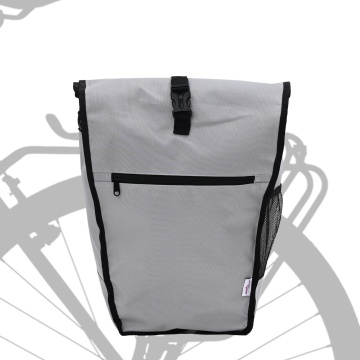 Geanta pentru bicicletă pentru suportul de bicicletă de 20L Gri 34x16x59 cm - Img 1