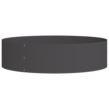 Ghiveci Metalic Mare Negru Metal Mare Durabil - Img 2