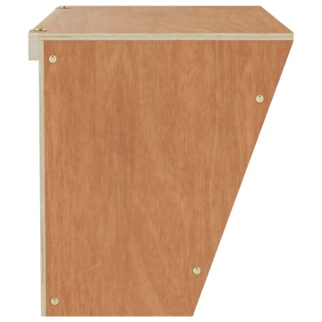 Hrănitor pentru fân de iepuri, 37x18,5x23 cm, lemn masiv brad - Img 4