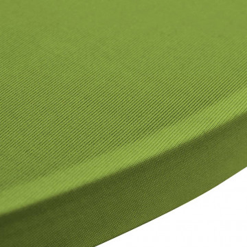 Husă elastică pentru masă, 2 buc., verde, 80 cm - Img 4
