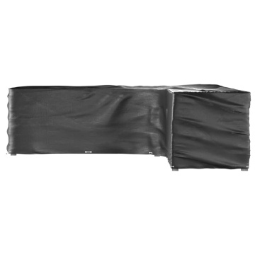 Husă mobilier de grădină formă în L, 20 ocheți, 300x300x90 cm - Img 4