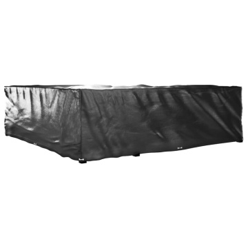 Husă mobilier de grădină formă în L, 20 ocheți, 300x300x90 cm - Img 5