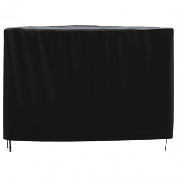 Husă mobilier de grădină negru 172x113x73 cm impermeabilă 420D - Img 3