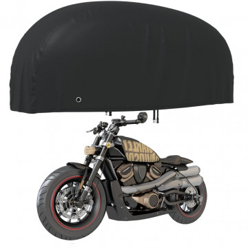 Husă pentru motocicletă, negru, 230x95x125 cm, Oxford 210D - Img 2