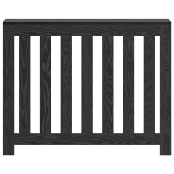 Husă pentru Radiatoare Stejar Negru 104x20x82 cm Lemn Ingineresc - Img 4