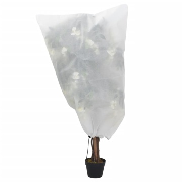 Huse de fleece pentru plante cu șnur 4 buc 70 g/m² 0,8x0,8 m - Img 2