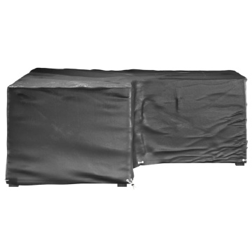 Huse mobilier grădină formă L, 2 buc, 16 ocheți, 215x215x70 cm - Img 3