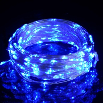 Instalație cu 300 LED-uri, albastru, 30 m - Img 2