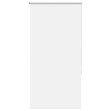 Jaluză cu role opace alb 85x130 cm lățime material 80,7 cm - Img 1