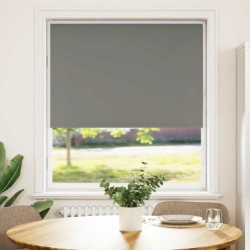 Jaluză cu role opace gri 100x130 cm lățime țesătură 95,7 cm - Img 1