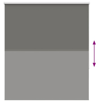 Jaluză cu role opace gri 120x175 cm Lățime material 116,6 cm - Img 8