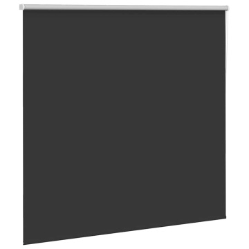 Jaluză cu role opace negru 145x150 cm lățime material 141,6 cm - Img 3