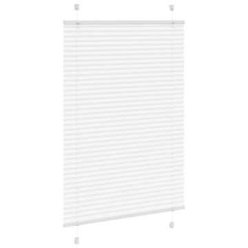 Jaluză plisată alb 90x100cm Lățime țesătură 89,4 cm poliester - Img 3
