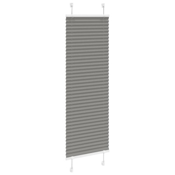 Jaluză plisată Antracit 40x150 cm Lățime țesătură 39,4 cm - Img 3