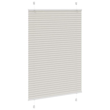 Jaluză plisată gri deschis 100x100cm Lățime țesătură 99,4cm - Img 3