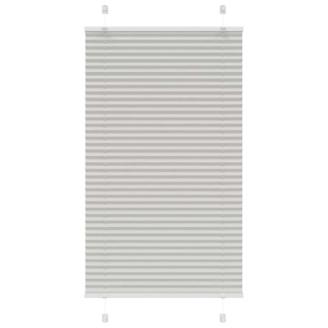 Jaluză plisată gri deschis 80x150cm Lățime țesătură 79,4 cm - Img 1